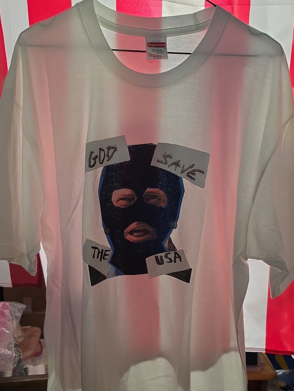 SUPREME - GOD SAVE US - SIZE - XL
